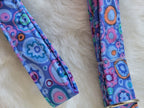 Blue multi colour dazzle me  Adjustable Collar