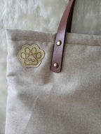 Horse print tapestry tote shopping bag