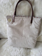 Horse print tapestry tote shopping bag