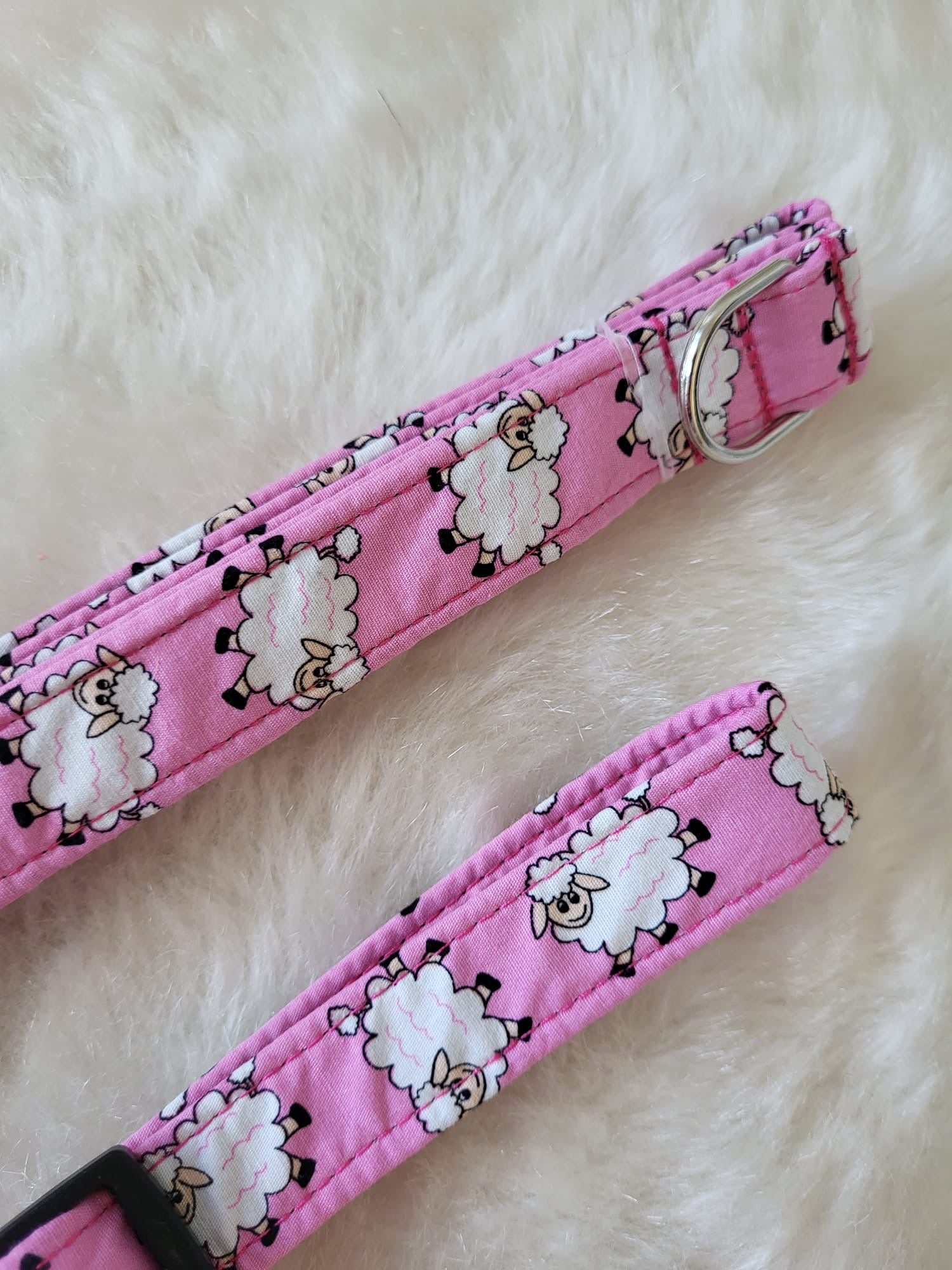 Pink Sheep Adjustable Collar