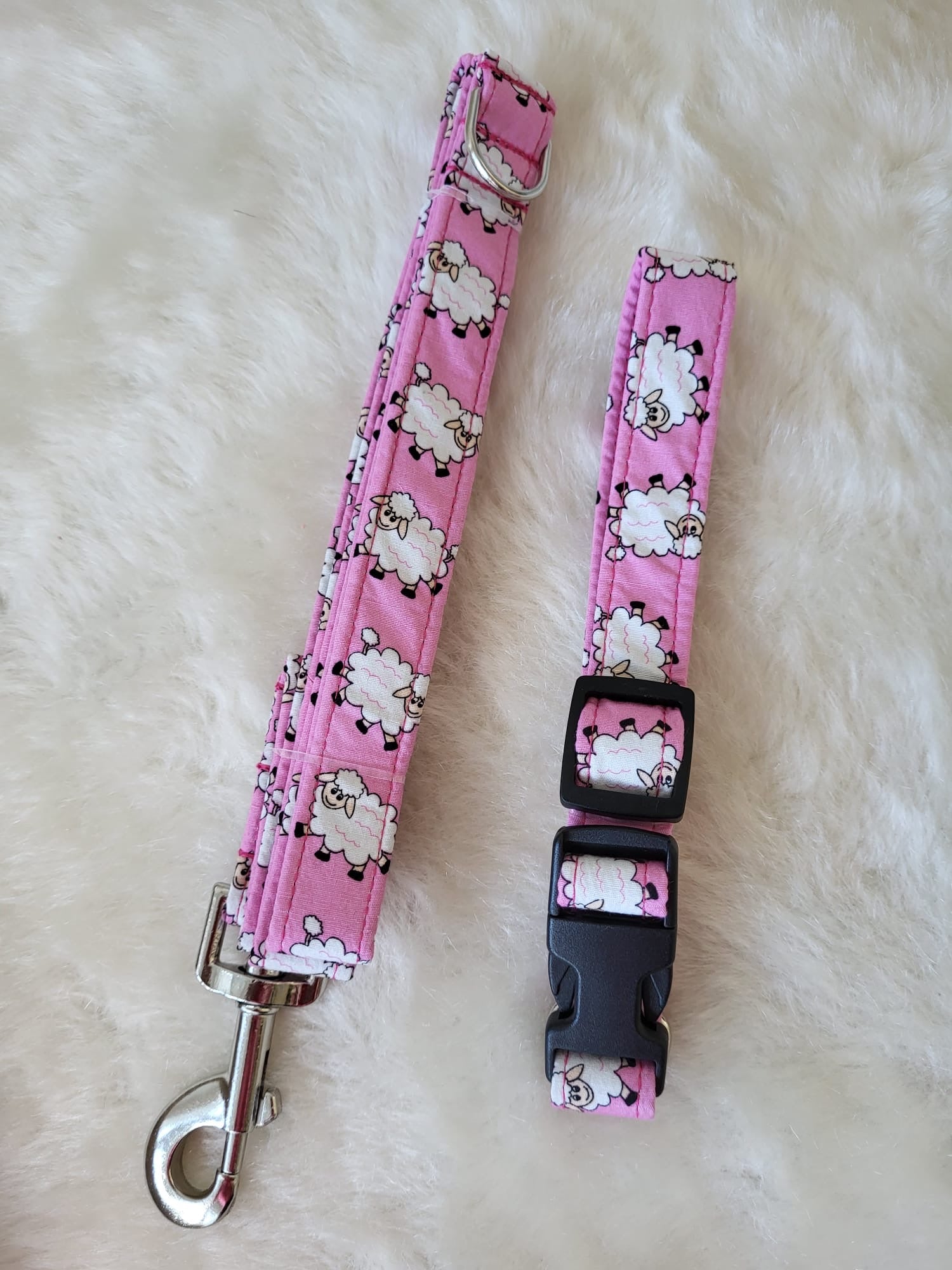 Pink Sheep Adjustable Collar