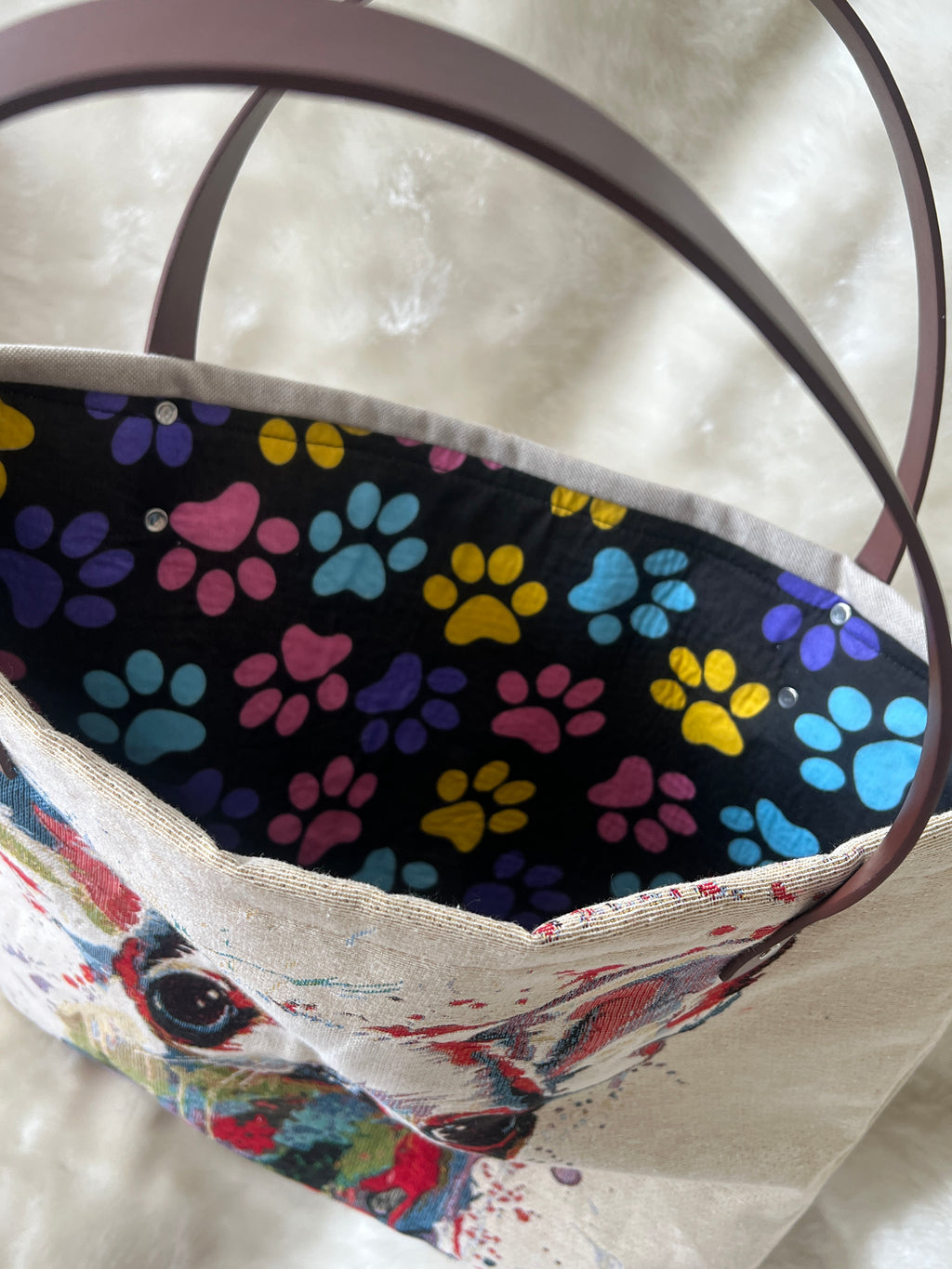 Chihuahua High Quality Tapestry Style Shopping Shoulder Bag