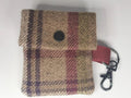 Burgundy Tweed Dog Poo Holder