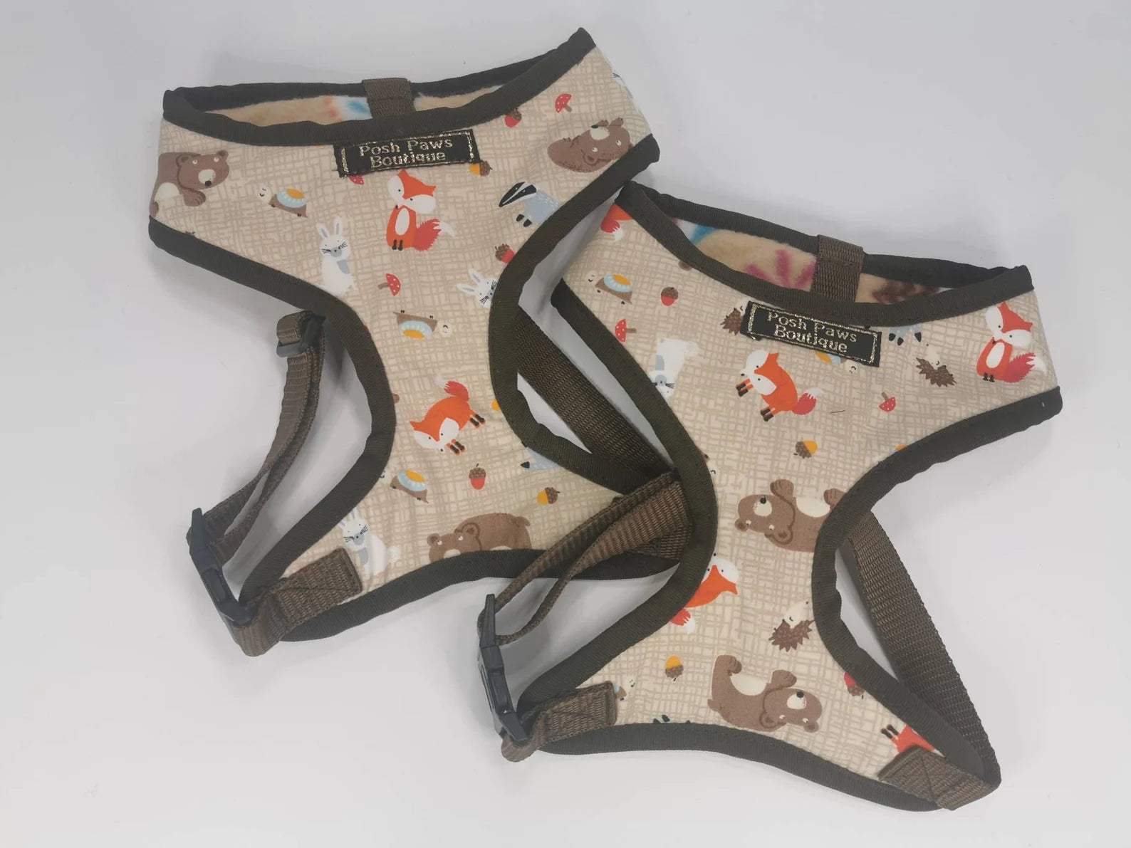 Woodland Print Dog Harness