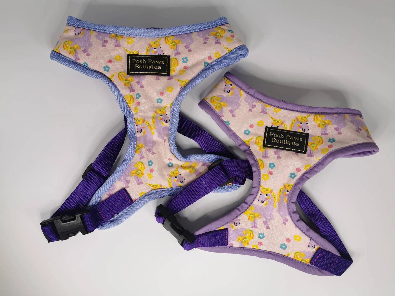 Lilac Unicorn Dog Harness