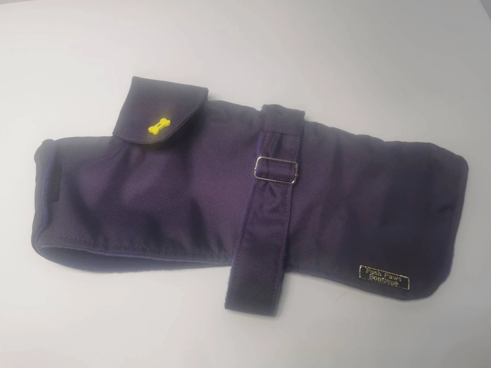 Plum/Purple Made to Measure Custom Waterproof Fleece Lined Bespoke Dog Coat