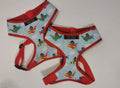 Flying Dogs Print Dog Harness