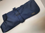 Navy Blue Made to Measure Custom Waterproof Fleece Lined Bespoke Dog Coat