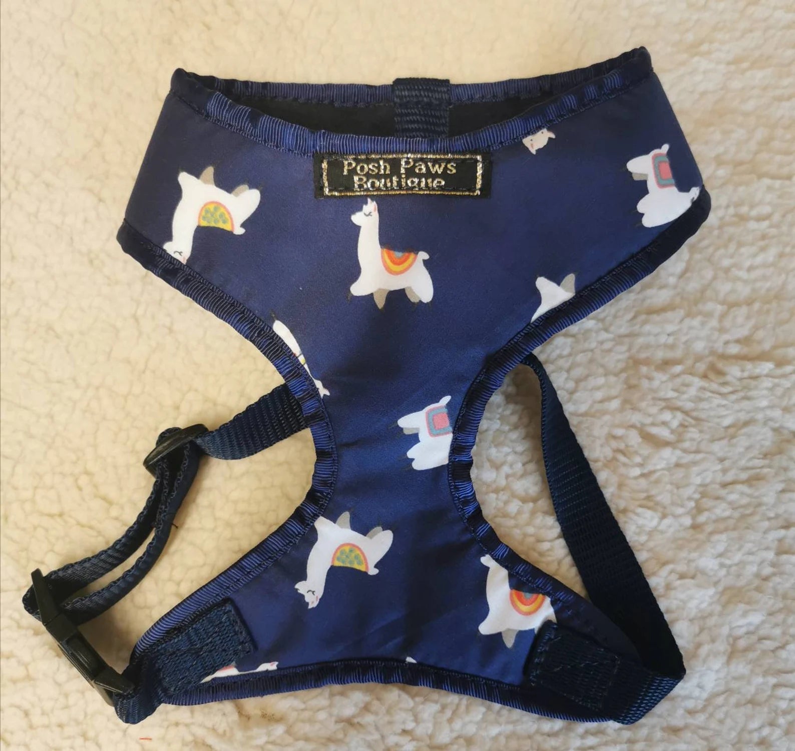 Llama / Alpaca Print Dog Harness