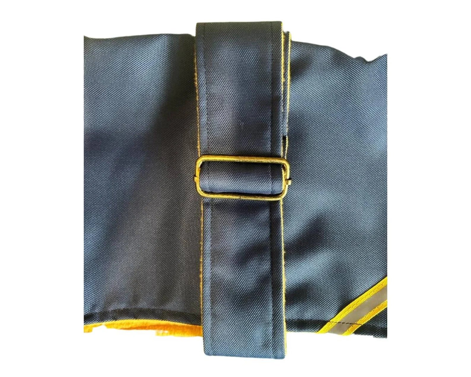 Navy Hi Vis Reflective Made to Measure Custom Waterproof Fleece Lined Bespoke Dog Coat