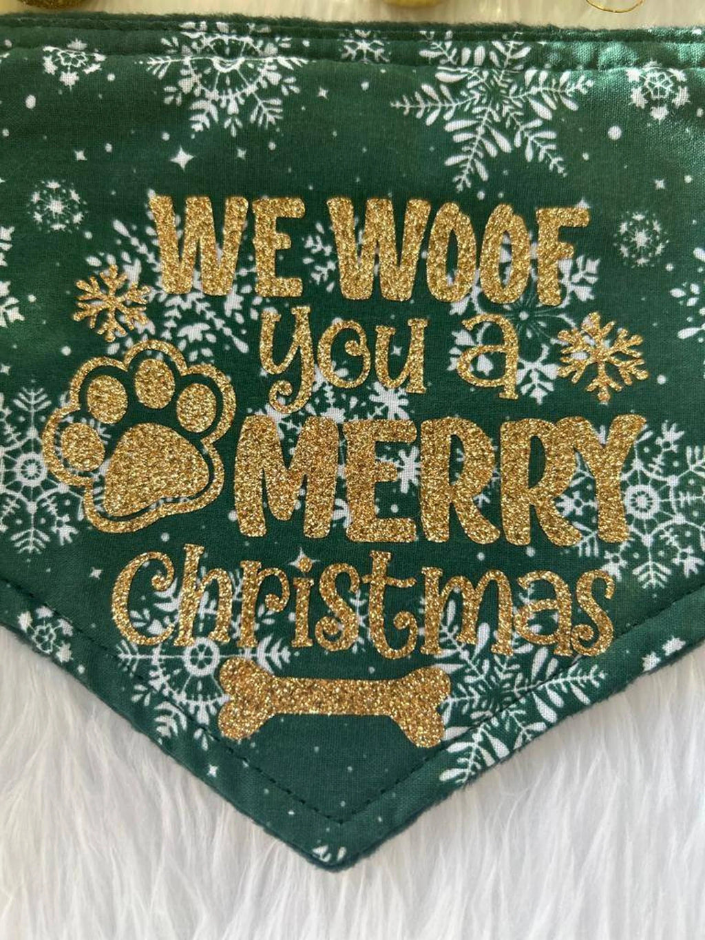 We woof you a merry xmas dog / cat Christmas bandanas