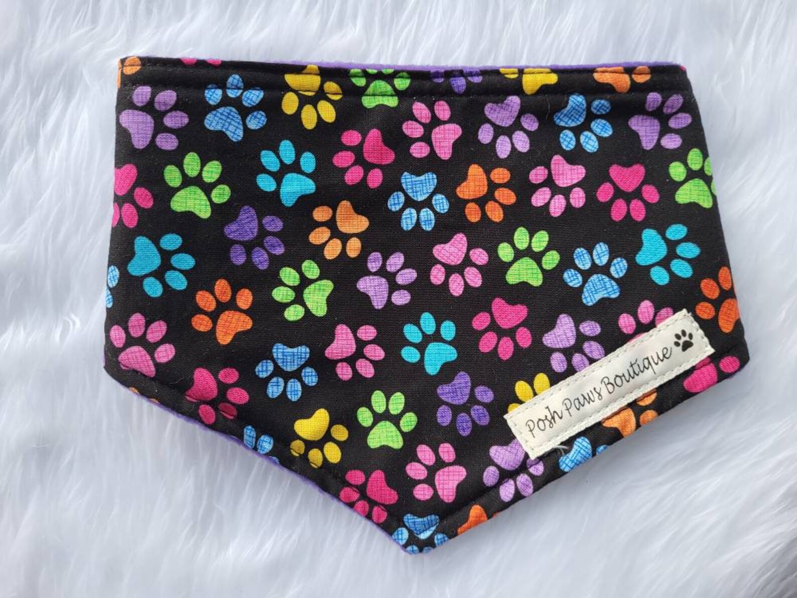 Paw print bandana