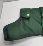 Bottle green Made to Measure Custom Waterproof Fleece Lined Bespoke Dog Coat