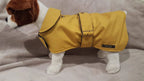 Mustard Made to Measure Custom Waterproof Fleece Lined Bespoke Dog Coat